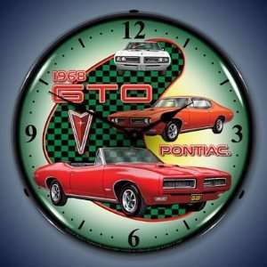  1968 Pontiac GTO Lighted Wall Clock 