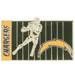  NFL San Diego Chargers 3D Football Player on the Field Pin 