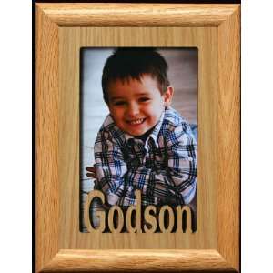 5x7 GODSON ~ Portrait Picture Frame ~ Wonderful Gift for a Godmother 