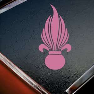  French Foreign Legion Grenade Pink Decal Window Pink 
