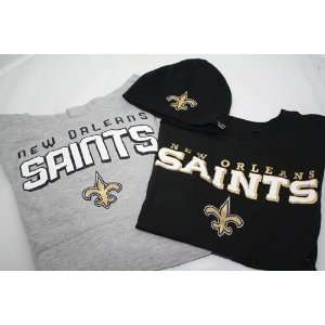  New Orleans Saints Reebok Youth Knit Hat, T Shirt 