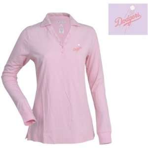   Womens Fortune Polo by Antigua   Pink Large