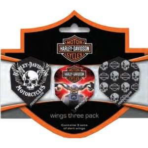 Harley Davidson Flights Pentathlon Wings 3 Pack   644  