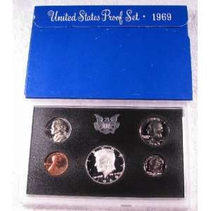  1969 United States Proof Set in Original Box: Everything 