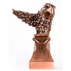   Eagle Bust on Pedestal Sculpture 