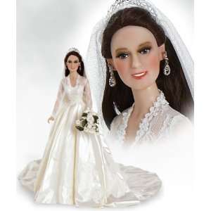 Kate Middleton Bride Doll, Princess Catherine Bride Doll, 17 Vinyl
