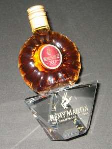   XO Cognac Collectable Mini Crystal Gold France 50 ml Hennessy  