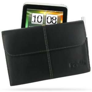  PDair EX1 Black Leather Case for HTC Flyer P510e 