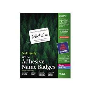  Avery Consumer Products : Labels, Name Badges, 2 1/3x3 3/8 