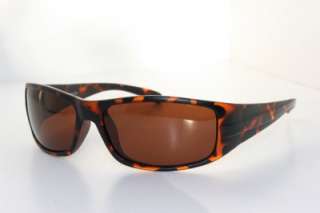 TORTOISE POLARIZED SUNGLASSES WITH BROWN AMBER LENS  