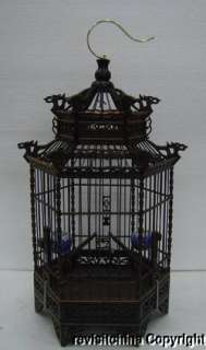 Excellent Rosewood Birdcage Bird Cage   