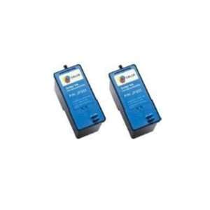   2pk JF333 SERIES 6 DELL INK CARTRIDGES FOR 810 725