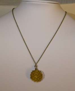 Fossil Natural Mystic Vintage Flower Necklace on sale !!!  