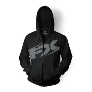  Factory Effex Crop Zip Up Hoody   Medium/Black Automotive