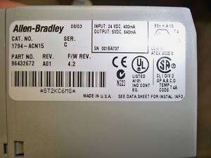 Allen Bradley 1794 ACN15 Flex I/O Control Net Adapter  