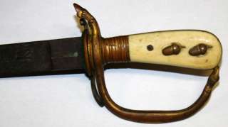 WW2 German WKC Short Hunting Forestry Sword Dagger Hirschfanger 