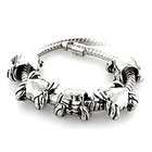 Pugster Cute Crab Beads Pandora Charm Bracelet
