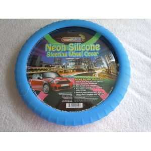  Cameleon Blue Neon Silicone Comfort Grip Steering Wheel 