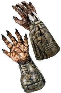 Alien Vs Predator Avp Latex Costume Glove Gaunlets Prop  