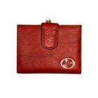 Buxton RED BUXTON LEATHER CREDIT CARD MIDSIZE WALLET