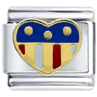   links can be exchanged with other medium size 9mm italian charms all