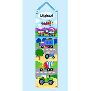 Olive Kids Train Plane & TruckPers. Growth Chart 
