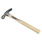  Framing Hammer, Milled Face, White Hickory Handle, 16 inch Long