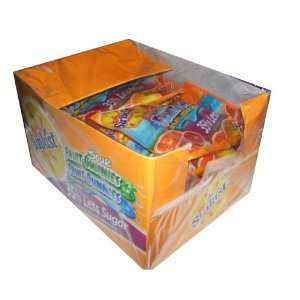 Sunkist Fruit Gummies 2.1 Ounce Bags (Pack of 12)  Grocery 