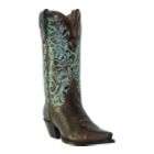 Dan Post Boots Womens Rose 12 Floral DP3496   Brass/Turquoise