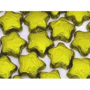 Chocolate Foil Stars   Gold, 5 lb bag  Grocery & Gourmet 