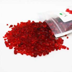  Nature Polished Red Glass Gravel   Small