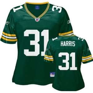  Al Harris Reebok Green Replica Green Bay Packers Womens 