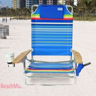 Rio Brands Big Kahuna Folding Beach Chair   Extra Wide & Tall at  