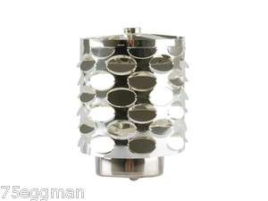   CANDLE HOLDER ROTATING LIGHT SILVER TABLE CENTRE PIECE KITCHEN HOME