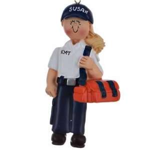  EMT or Delivery Person   Female Christmas Ornament: Home 