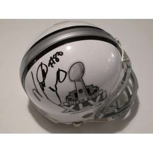 Victor Cruz New York Giants Signed Autographed Super Bowl Mini Helmet 