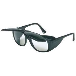 Uvex by Sperian S213 Horizon Black Frame Safety Glasses Shade 5 Flip 