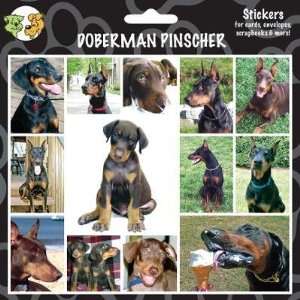  Arf Art Dog Sticker Pack Doberman  Pet Supplies Pet 