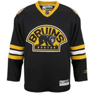 Boston Bruins Reebok Black BEAR 3rd Logo Premier Alternate Hockey 