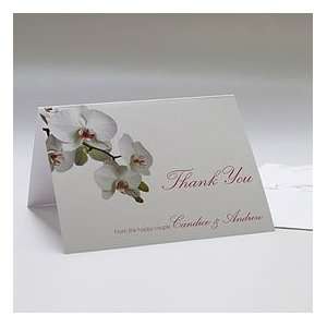    Orchid Thank You Cards   Personalized