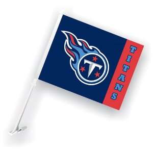  BSS   Tennessee Titans NFL Car Flag with Wall Brackett 