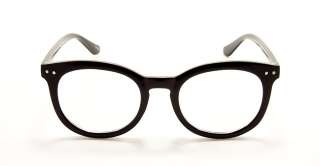 Super Hipster Nerd Round Clear Lens Eye Glasses Vintage  