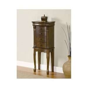  Powell Louis Phippe Jewelry Armoire in Walnut: Home 