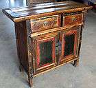39 wide old Chinese cabinet painted console table black spectacular 