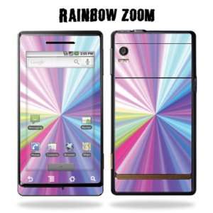   Sticker for Motorola Droid   Rainbow Zoom: Cell Phones & Accessories