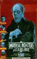UNIVERSAL MONSTERS OF THE SILVER SCREEN 1996 TRADING CARD BOX  