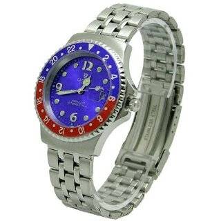   Mens Stainless Steel 10ATM Watch with Blue Dial. Model: CR010212SSRB