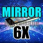 6X Mirror Clear Apple iPhone 4S 4G 4 Full Screen Protector Film Case
