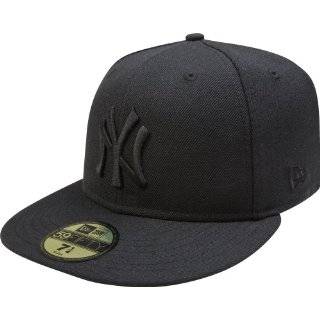 MLB New York Yankees Black on Black 59FIFTY Fitted Cap