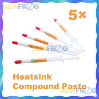 5x Thermal Grease Paste Compound CPU Heatsink Tube 1g C  